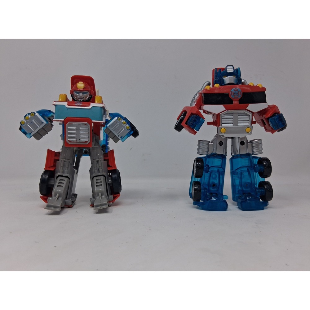 Playskool Heroes Transformers Rescue Bots Energize Optimus Prime Heatwave Lot - Picture 2 of 7